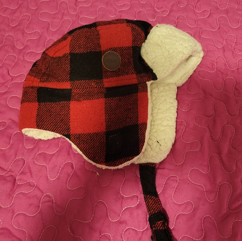 KOMB Plaid Baby Hat